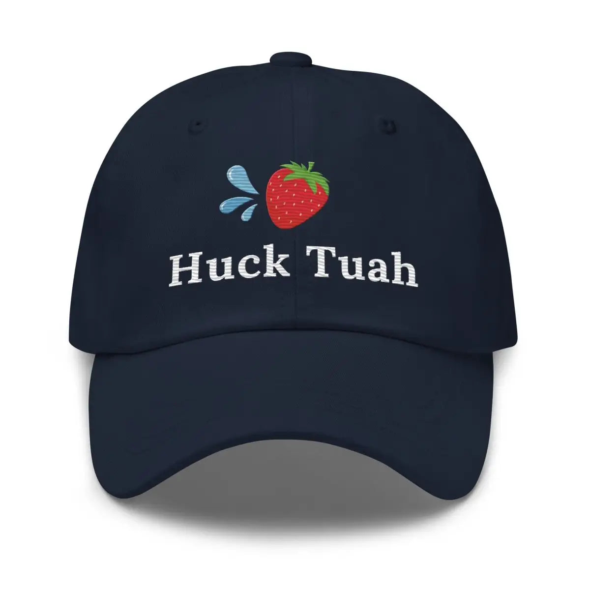 Strawberry Huck Tuah True-Color Embroidered Cap - Navy