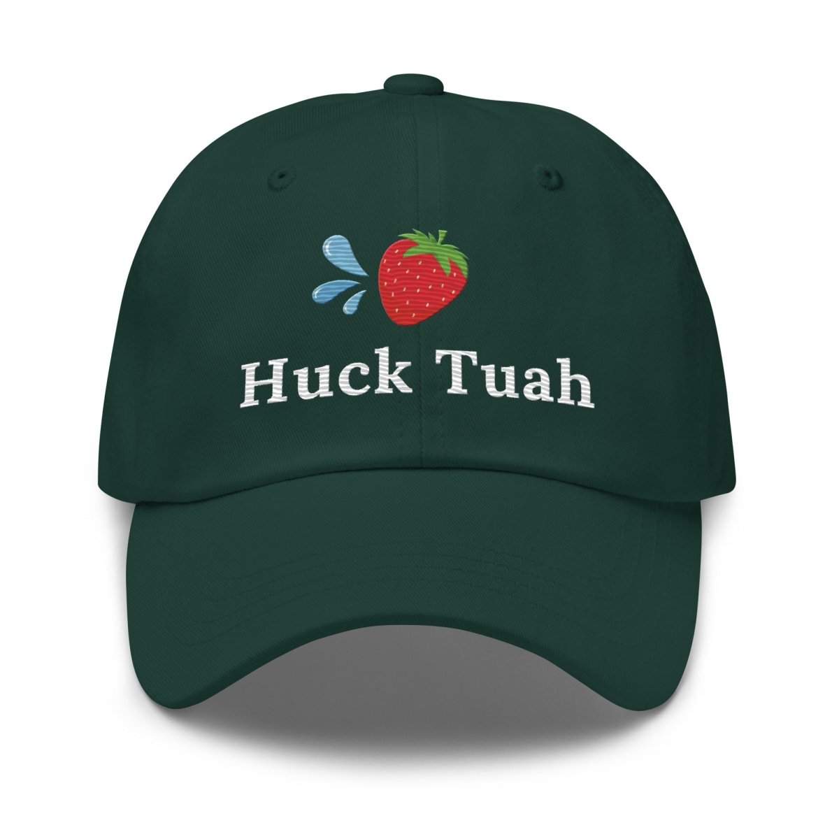 Strawberry Huck Tuah True - Color Embroidered Cap - Spruce - AI Store