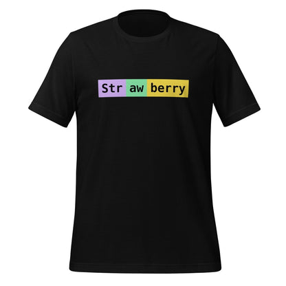 Strawberry Tokens T-Shirt (unisex) - Black - AI Store