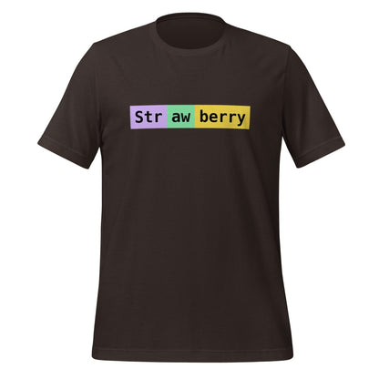 Strawberry Tokens T-Shirt (unisex) - Brown - AI Store