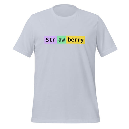 Strawberry Tokens T-Shirt (unisex) - Light Blue - AI Store