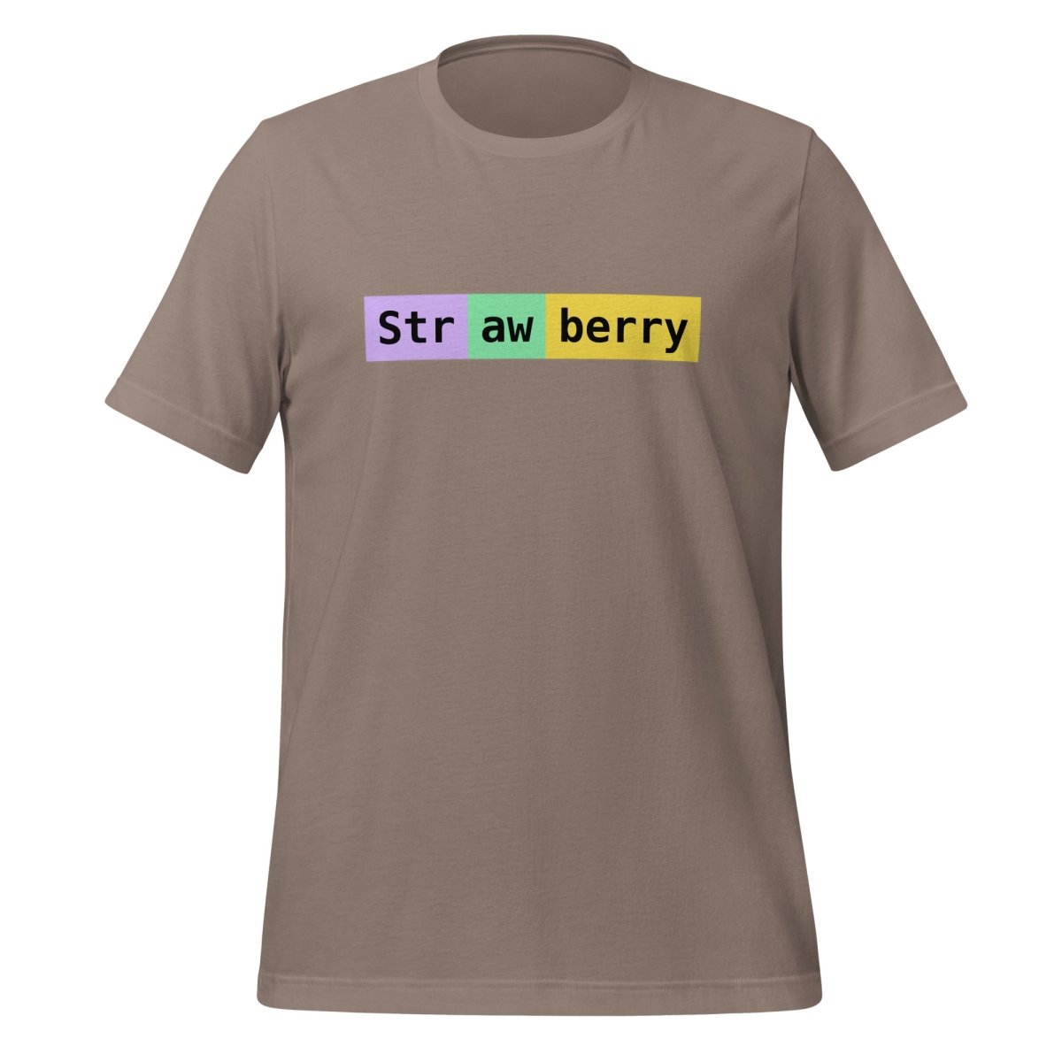 Strawberry Tokens T-Shirt (unisex) - Pebble - AI Store