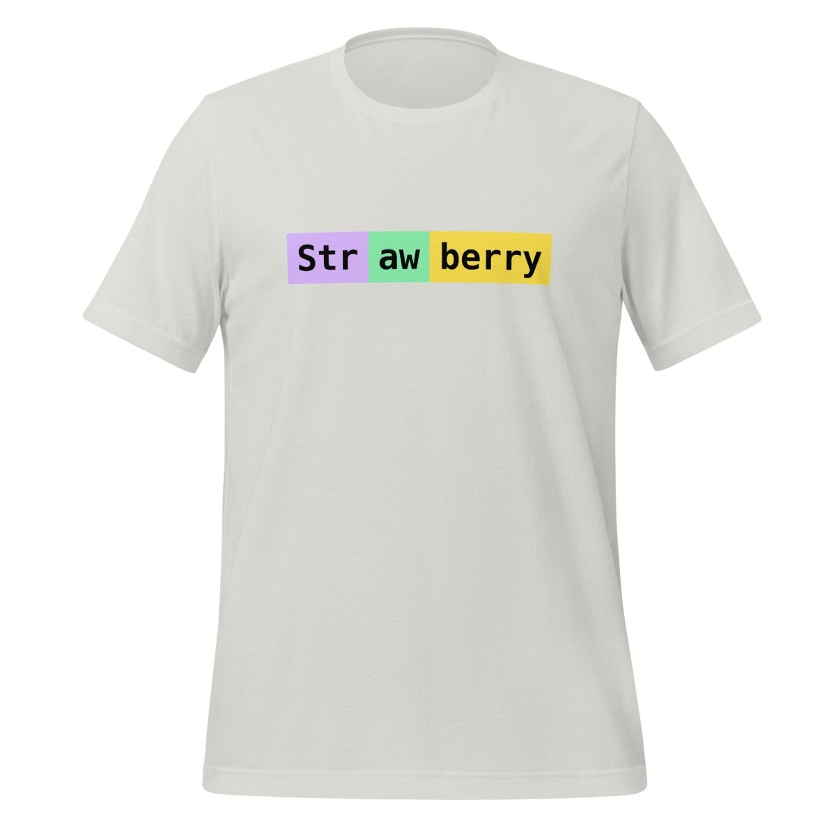 Strawberry Tokens T-Shirt (unisex) - Silver - AI Store