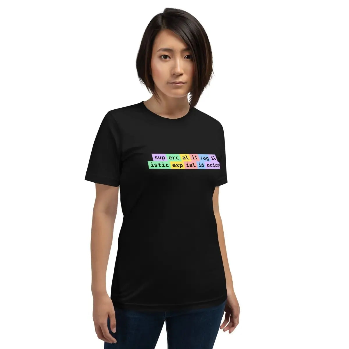 supercalifragilisticexpialidocious Tokens T-Shirt (unisex)