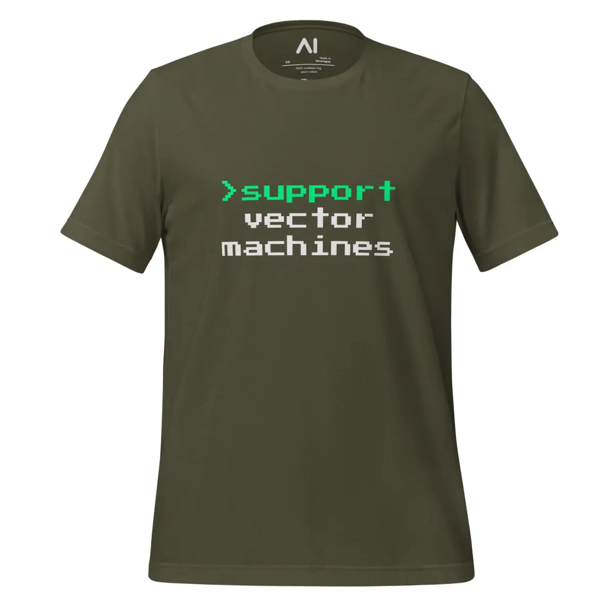 > support vector machines T-Shirt (unisex) - Military Green / M