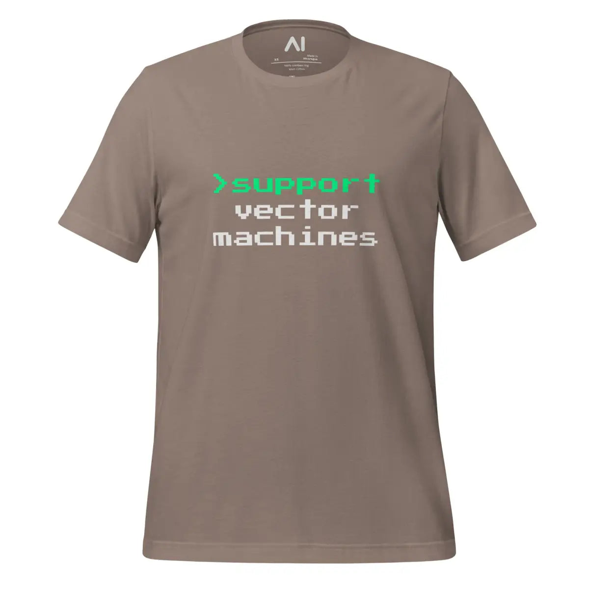 > support vector machines T-Shirt (unisex) - Pebble / M