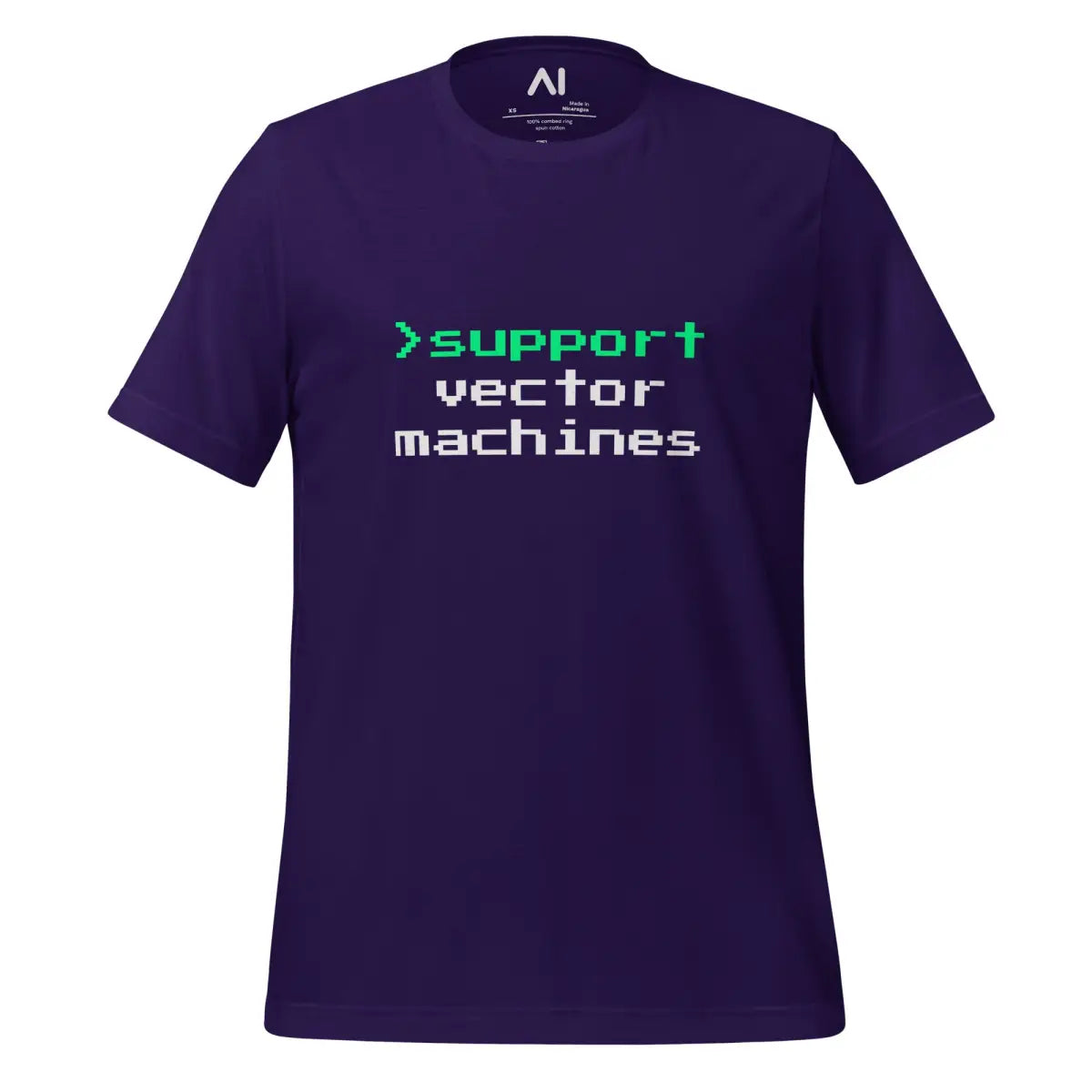 > support vector machines T-Shirt (unisex) - Team Purple / M