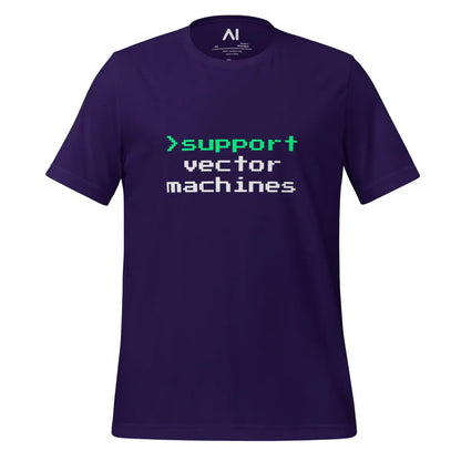 > support vector machines T-Shirt (unisex) - Team Purple / M