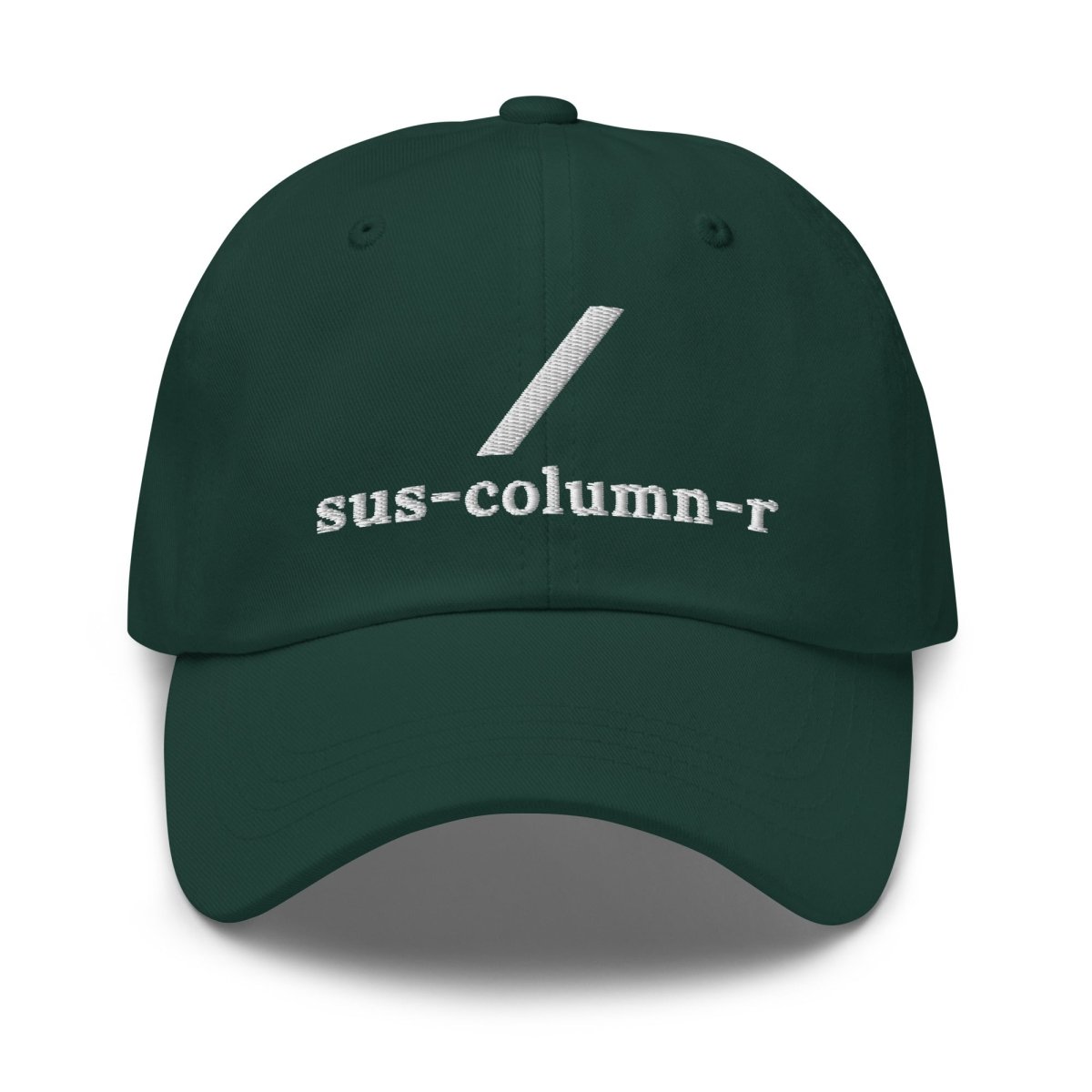 sus - column - r Grok Embroidered Cap - Spruce - AI Store