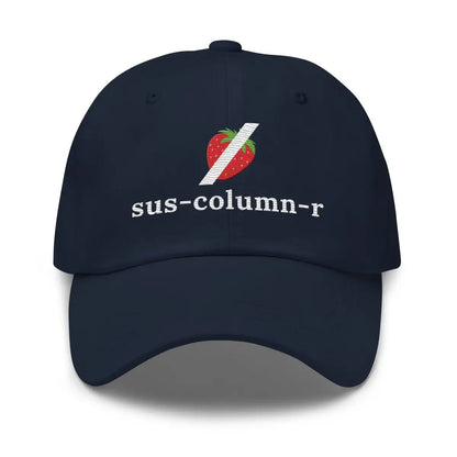 sus-column-r Grok NOT Strawberry Cap - Navy