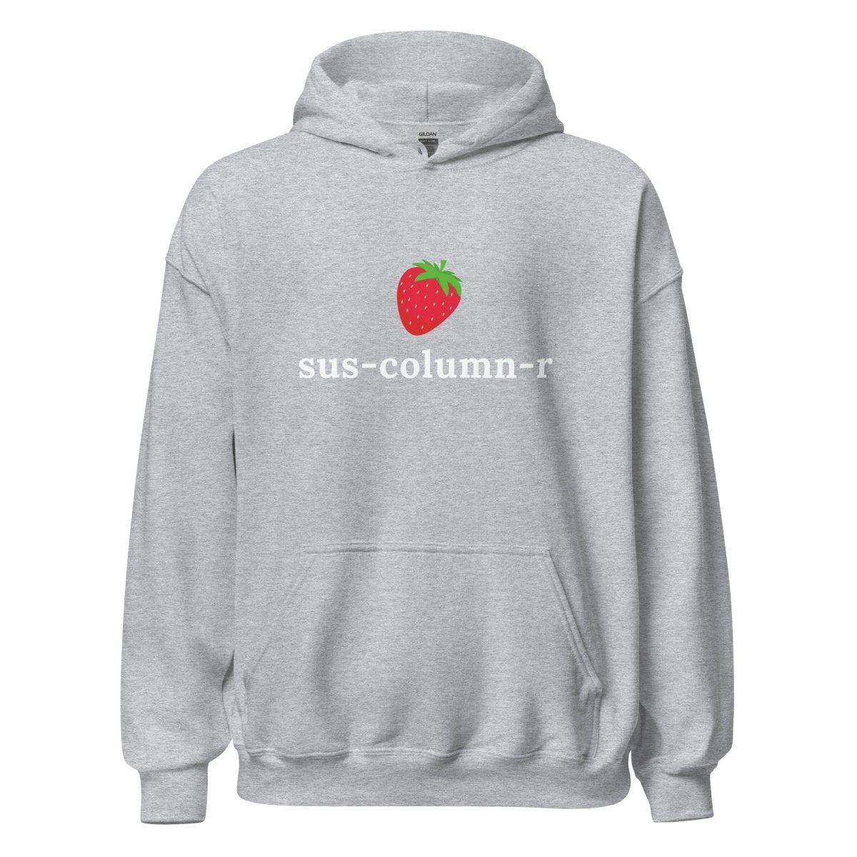 sus - column - r Strawberry Hoodie (unisex) - Sport Grey - AI Store