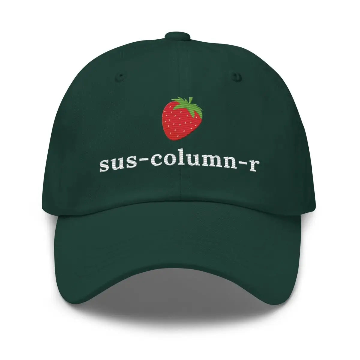 sus-column-r Strawberry True-Color Embroidered Cap - Spruce