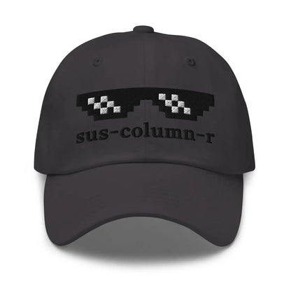 sus-column-r Thug Life Embroidered Cap - Dark Grey