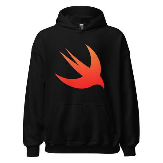 Swift Logo Hoodie (unisex) - Black - AI Store