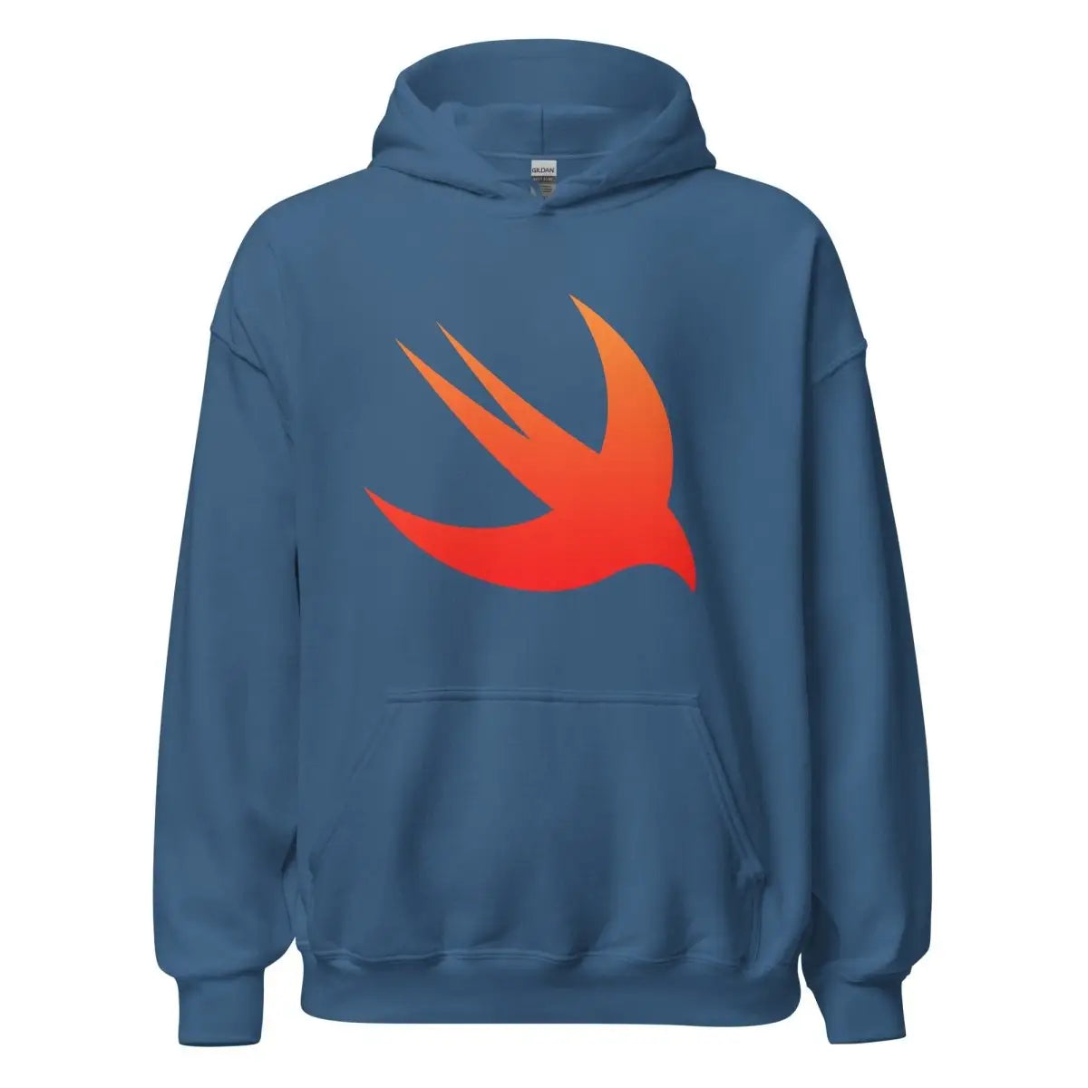 Swift Logo Hoodie (unisex) - Indigo Blue / M