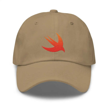 Swift Logo True-Color Embroidered Cap - Khaki