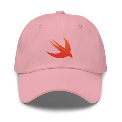 Swift Logo True-Color Embroidered Cap - Pink