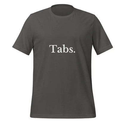 Tabs T-Shirt (unisex) - Asphalt / M