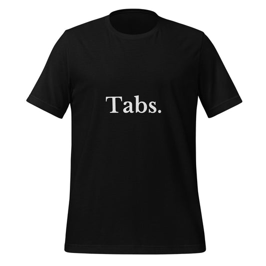 Tabs T - Shirt (unisex) - Black - AI Store