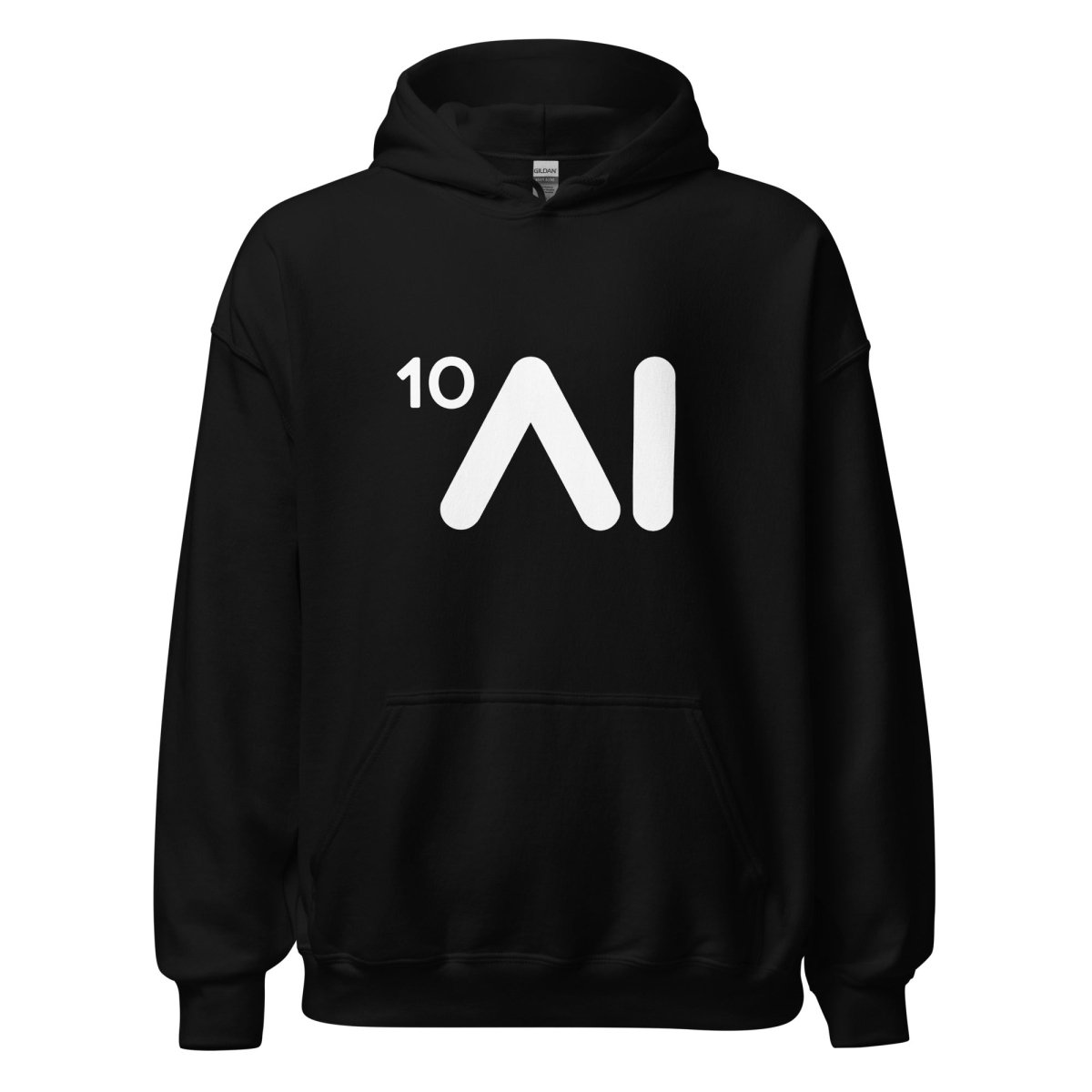 Ten Times AI Logo Hoodie (unisex) - Black - AI Store