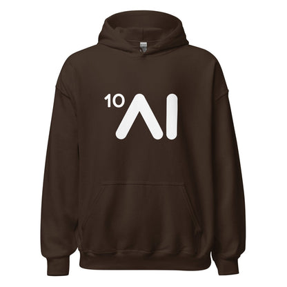 Ten Times AI Logo Hoodie (unisex) - Dark Chocolate - AI Store