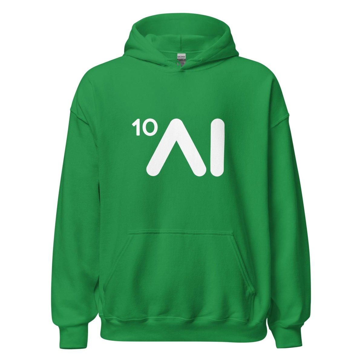 Ten Times AI Logo Hoodie (unisex) - Irish Green - AI Store