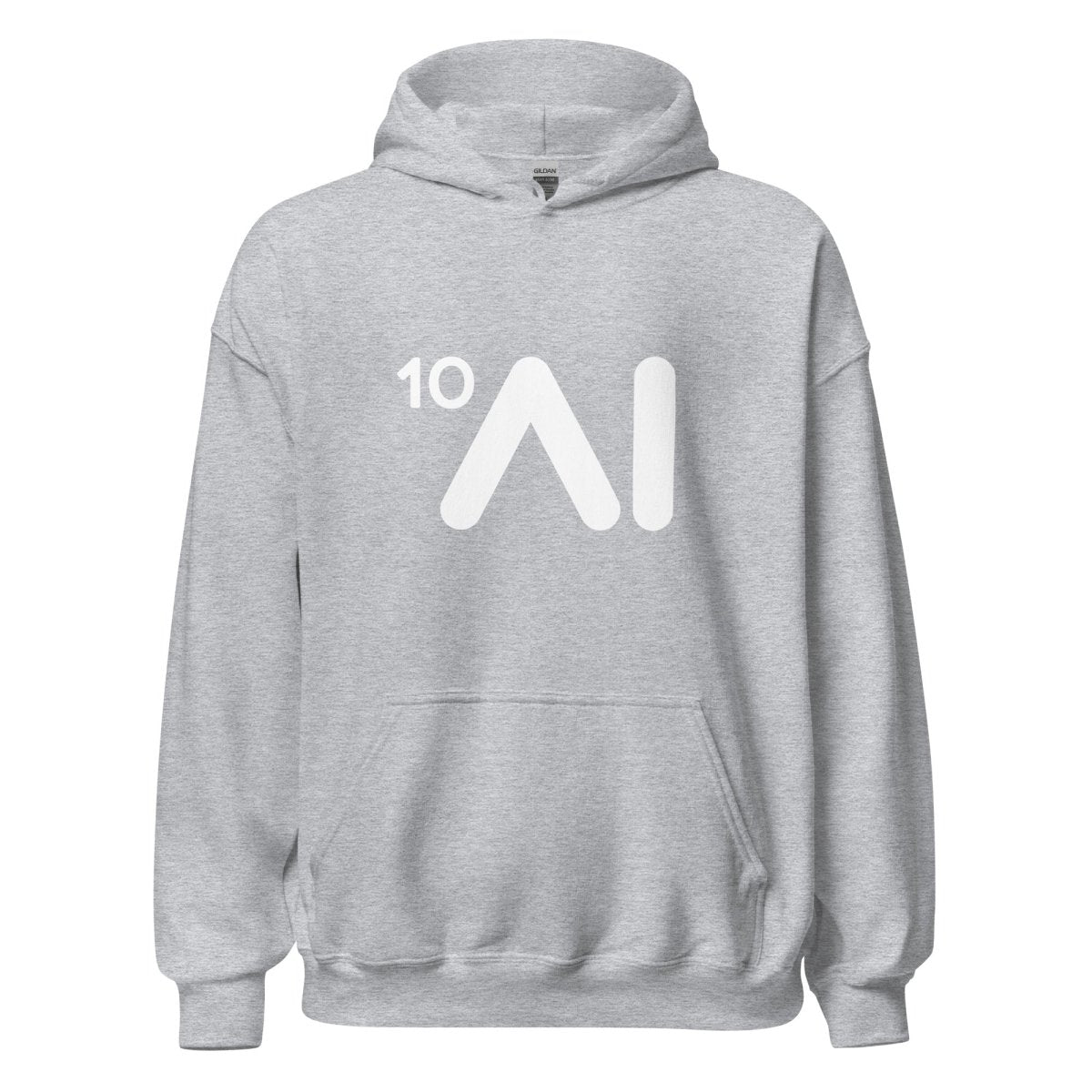 Ten Times AI Logo Hoodie (unisex) - Sport Grey - AI Store