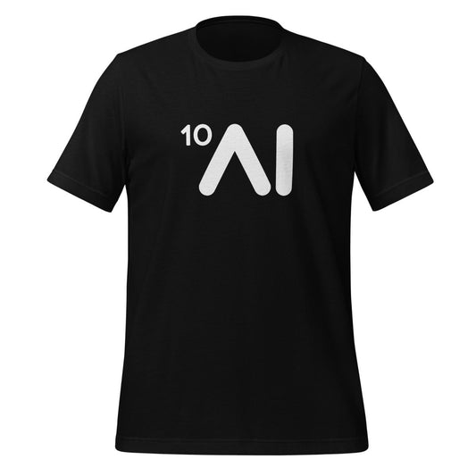 Ten Times AI Logo T-Shirt (unisex) - Black - AI Store