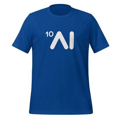 Ten Times AI Logo T-Shirt (unisex) - True Royal / M