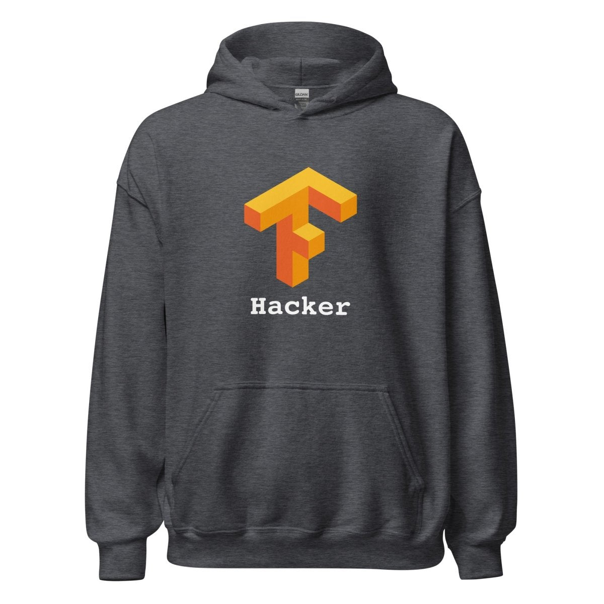 TensorFlow 1 Hacker Hoodie (unisex) - Dark Heather - AI Store