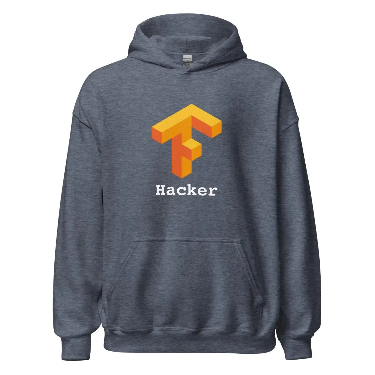 TensorFlow 1 Hacker Hoodie (unisex) - Heather Sport Dark Navy / M