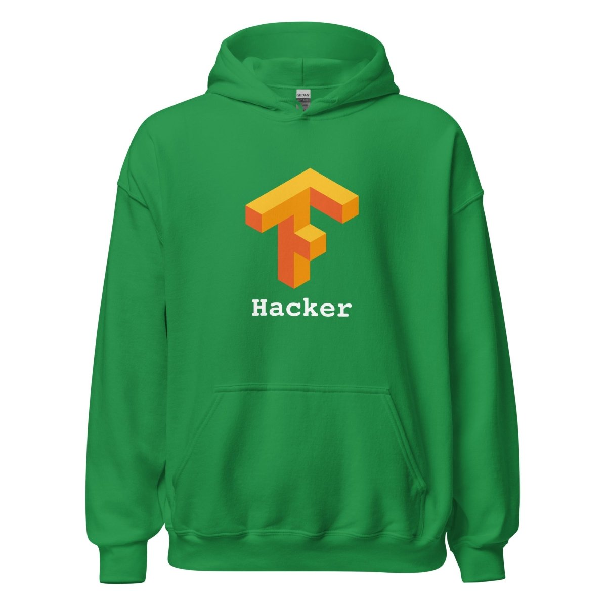 TensorFlow 1 Hacker Hoodie (unisex) - Irish Green - AI Store