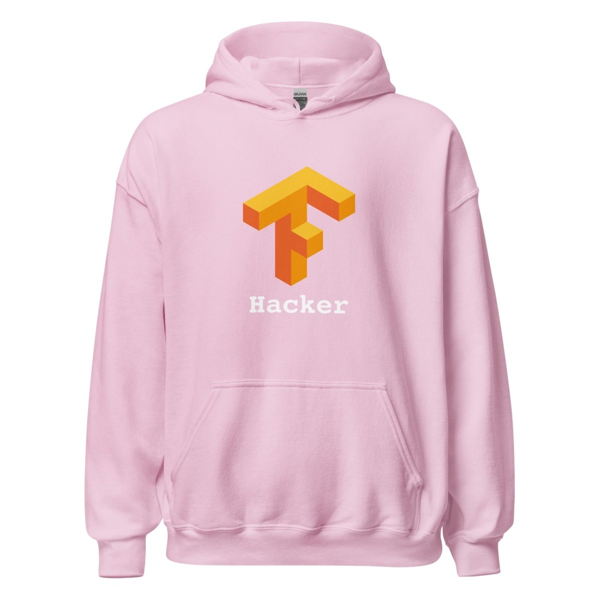 TensorFlow 1 Hacker Hoodie (unisex) - Light Pink - AI Store