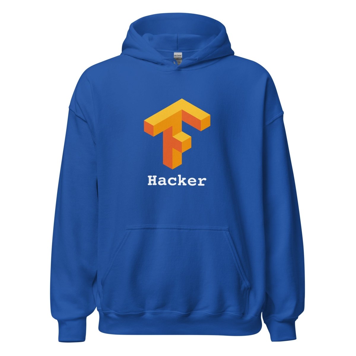 TensorFlow 1 Hacker Hoodie (unisex) - Royal - AI Store