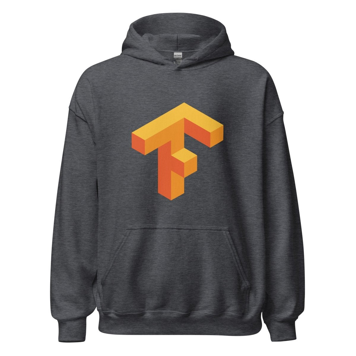 TensorFlow 1 Hoodie (unisex) - Dark Heather - AI Store