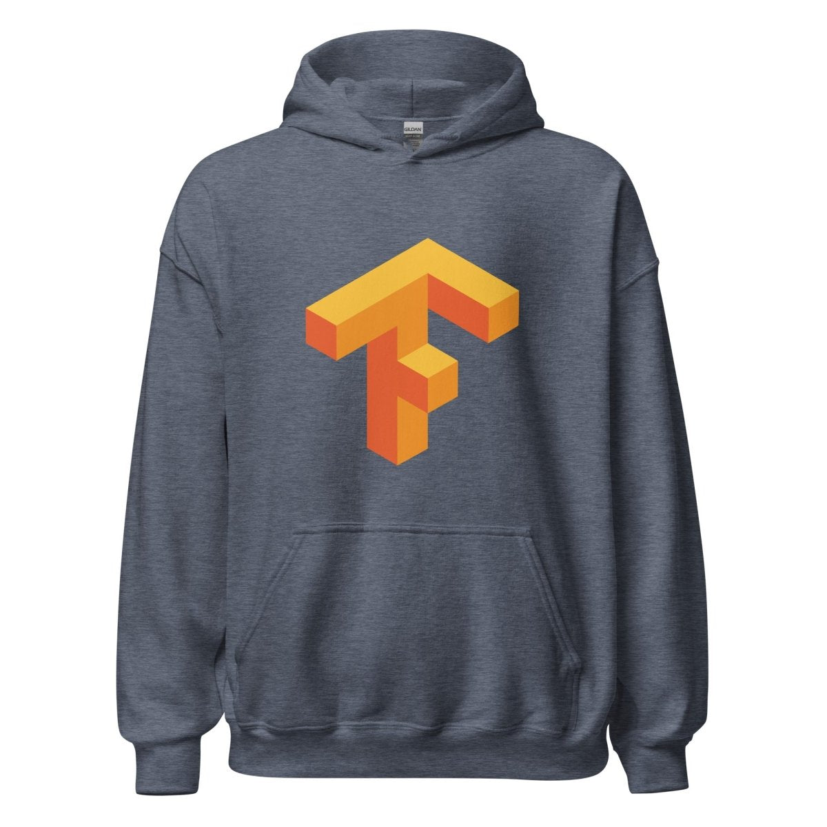 TensorFlow 1 Hoodie (unisex) - Heather Sport Dark Navy - AI Store