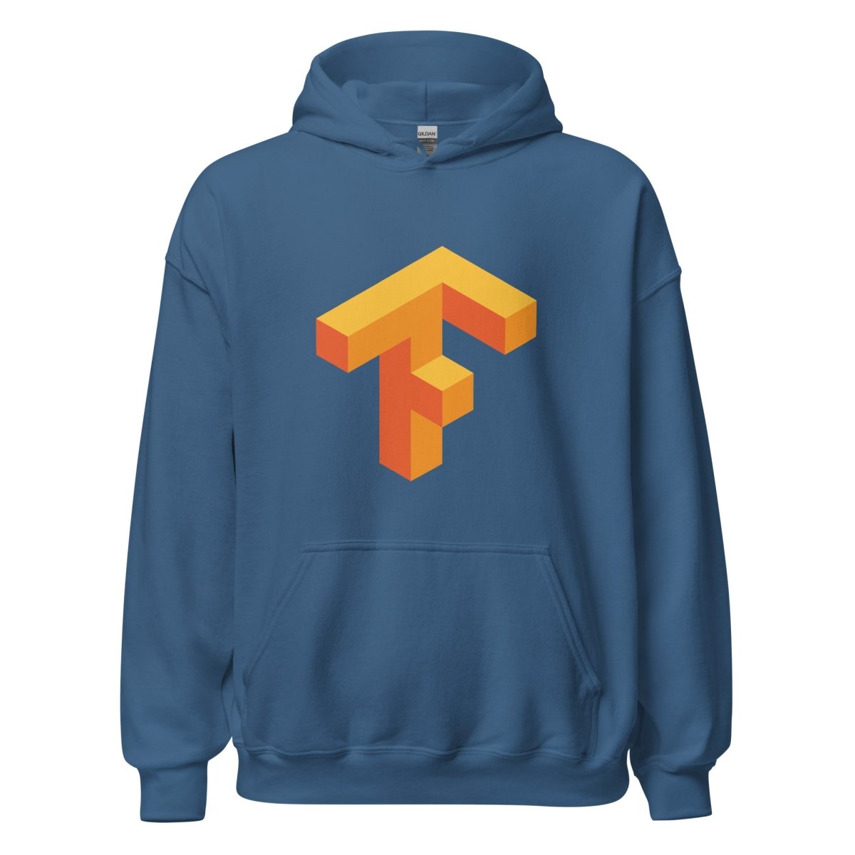 TensorFlow 1 Hoodie (unisex) - Indigo Blue - AI Store