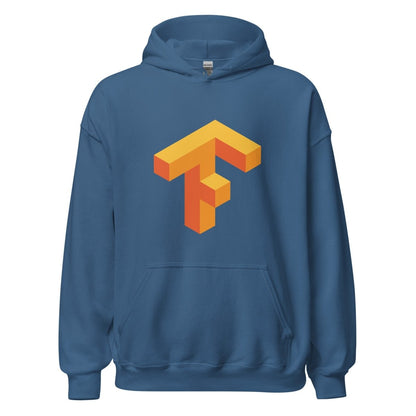 TensorFlow 1 Hoodie (unisex) - Indigo Blue - AI Store