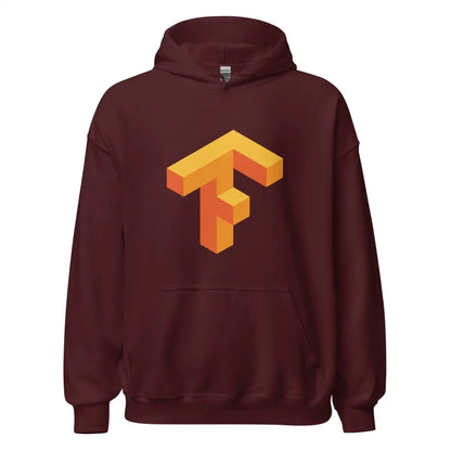 TensorFlow 1 Hoodie (unisex) - Maroon / M