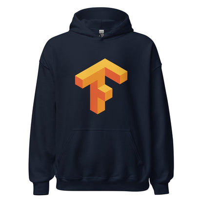 TensorFlow 1 Hoodie (unisex) - Navy - AI Store