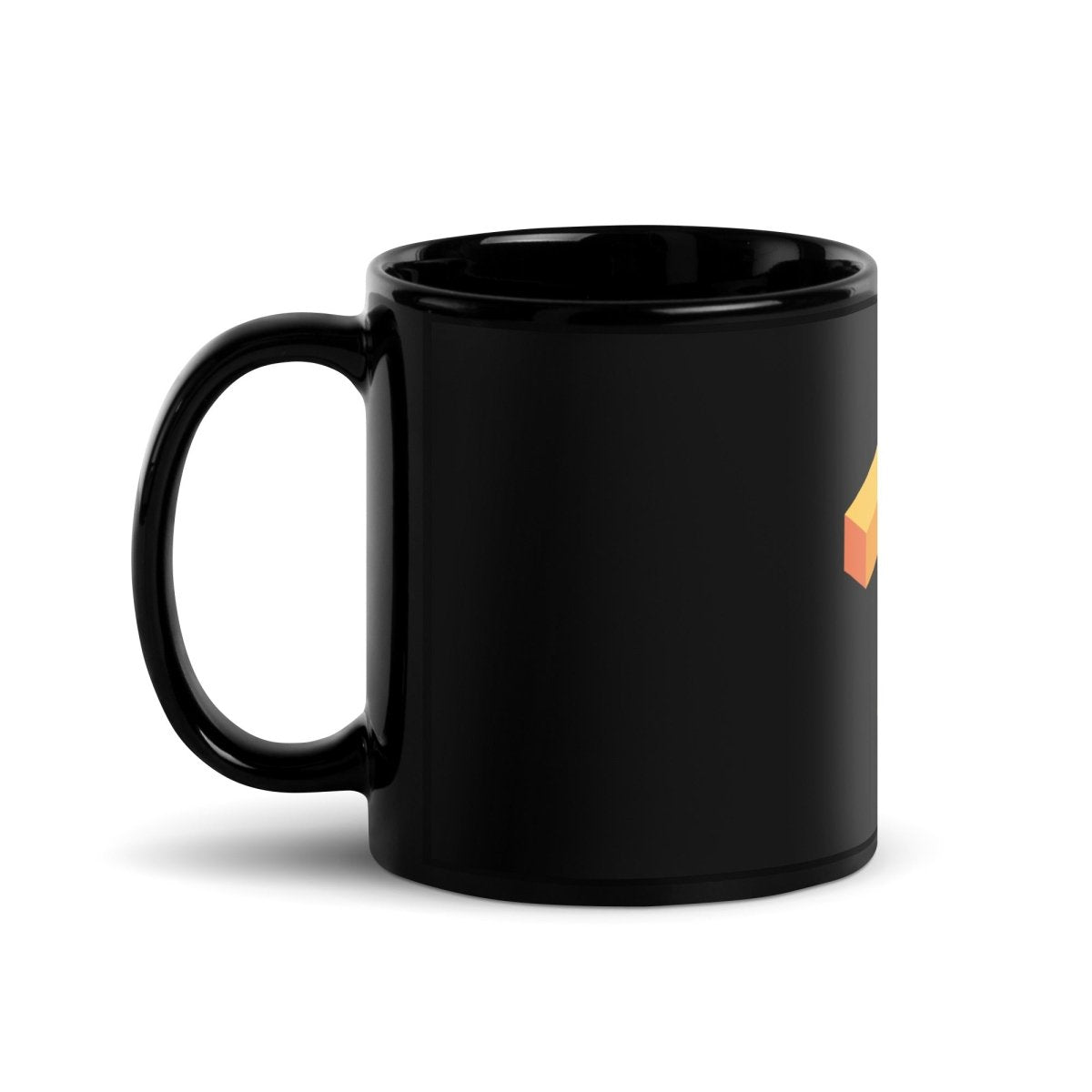 TensorFlow 1 Icon Black Glossy Mug - 11 oz - AI Store