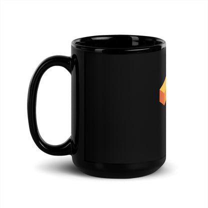 TensorFlow 1 Icon Black Glossy Mug - 15 oz - AI Store