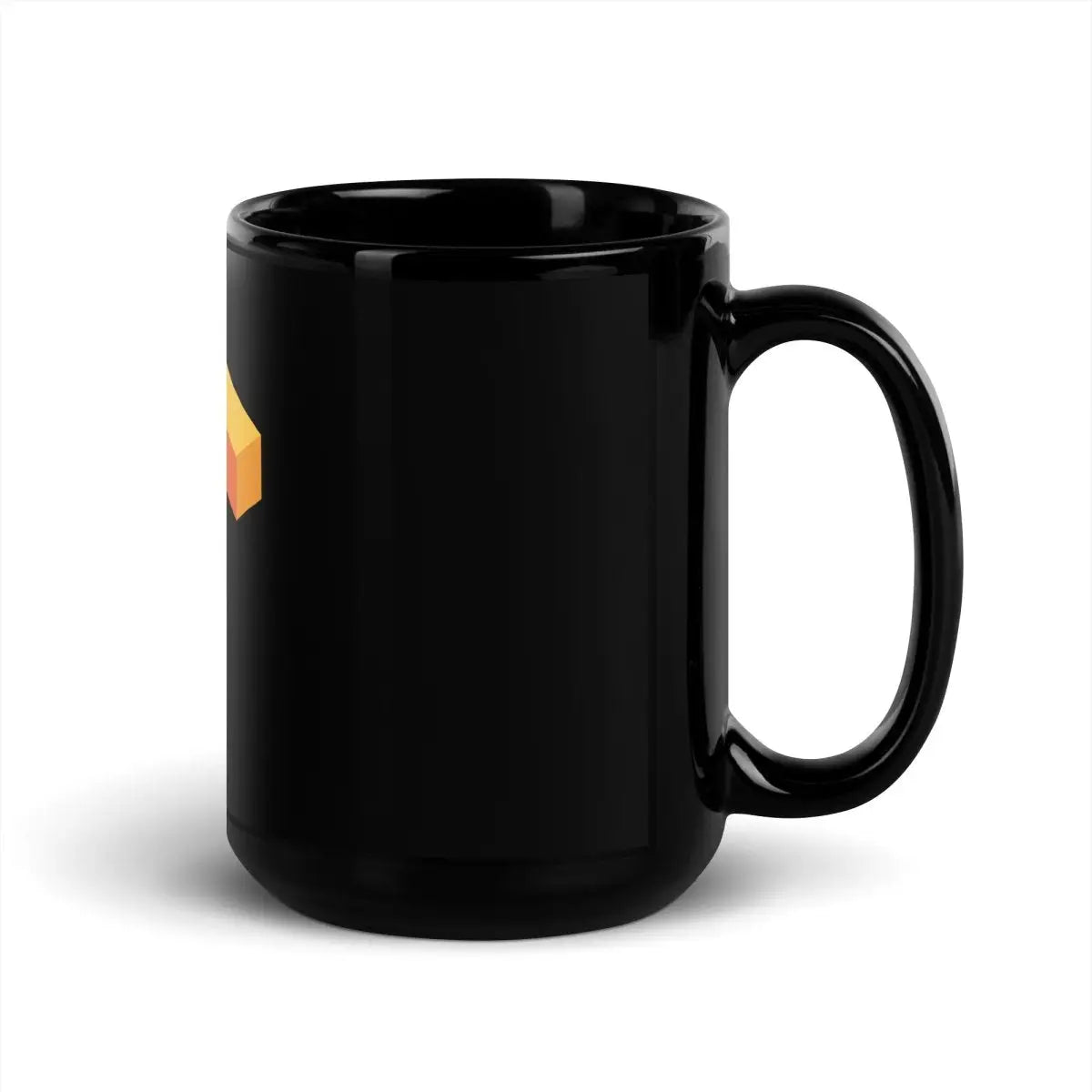 TensorFlow 1 Icon Black Glossy Mug