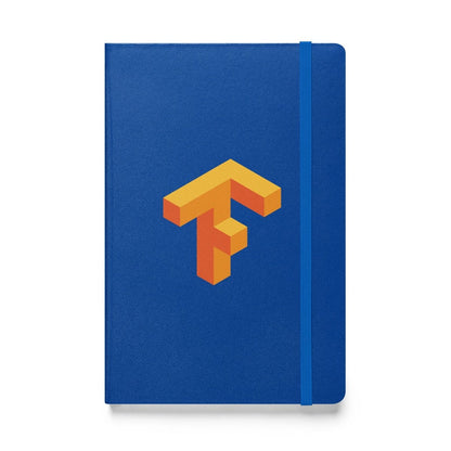 TensorFlow 1 Icon Hardcover Bound Notebook - Blue - AI Store