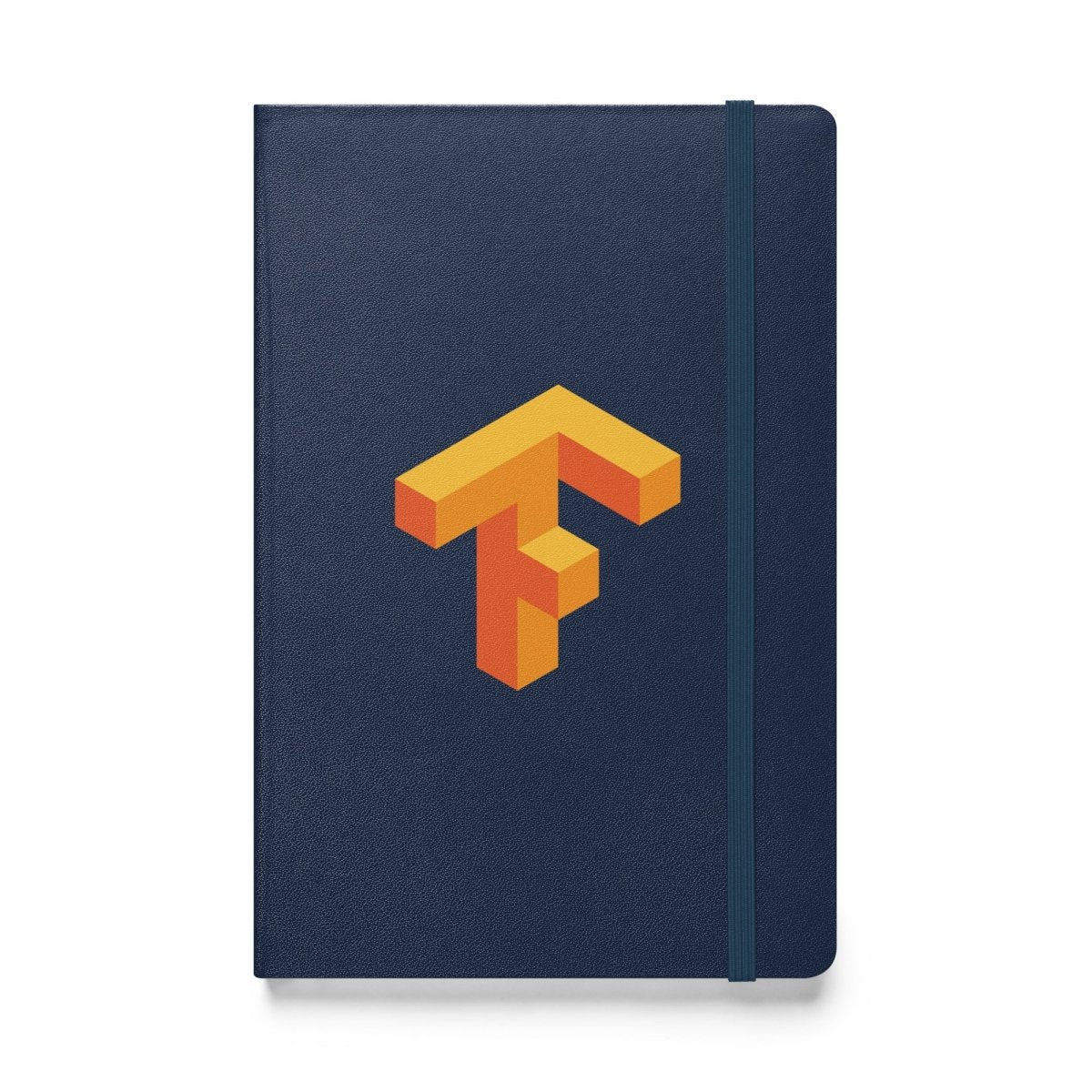 TensorFlow 1 Icon Hardcover Bound Notebook - Navy - AI Store