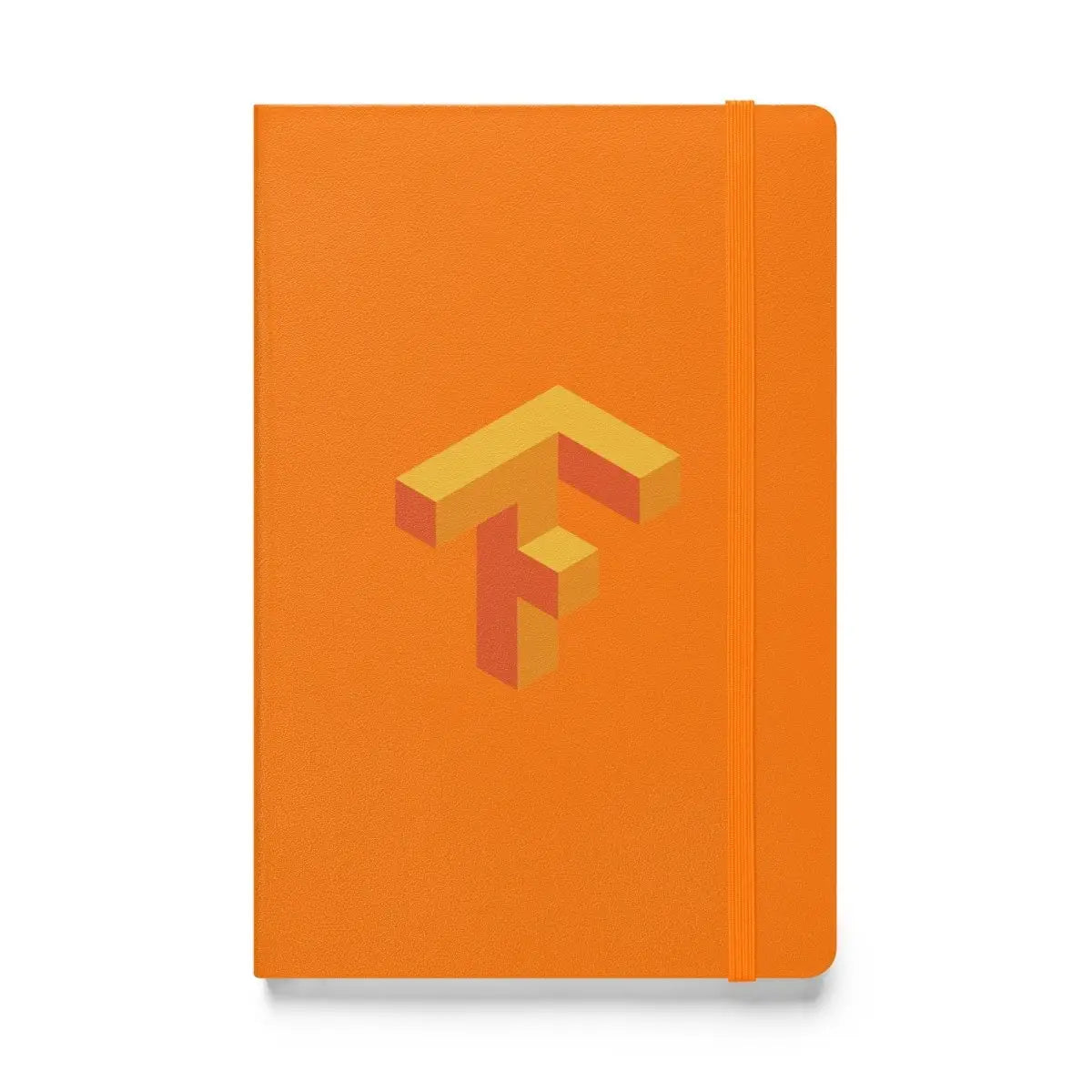 TensorFlow 1 Icon Hardcover Bound Notebook - Orange