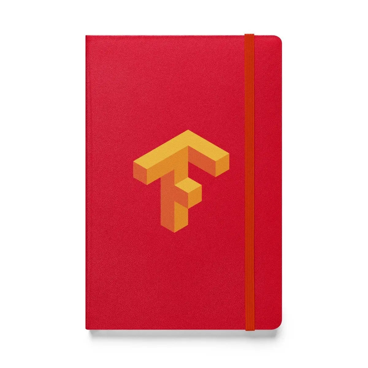 TensorFlow 1 Icon Hardcover Bound Notebook - Red