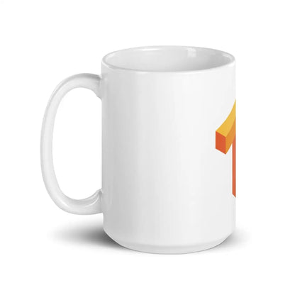 TensorFlow 1 Icon White Glossy Mug