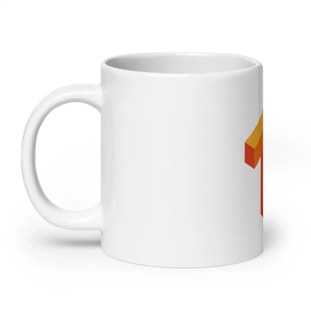 TensorFlow 1 Icon White Glossy Mug