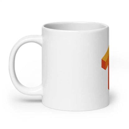 TensorFlow 1 Icon White Glossy Mug